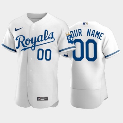 Kansas City Royals Custom Men's Nike White 2022 Authentic Jersey